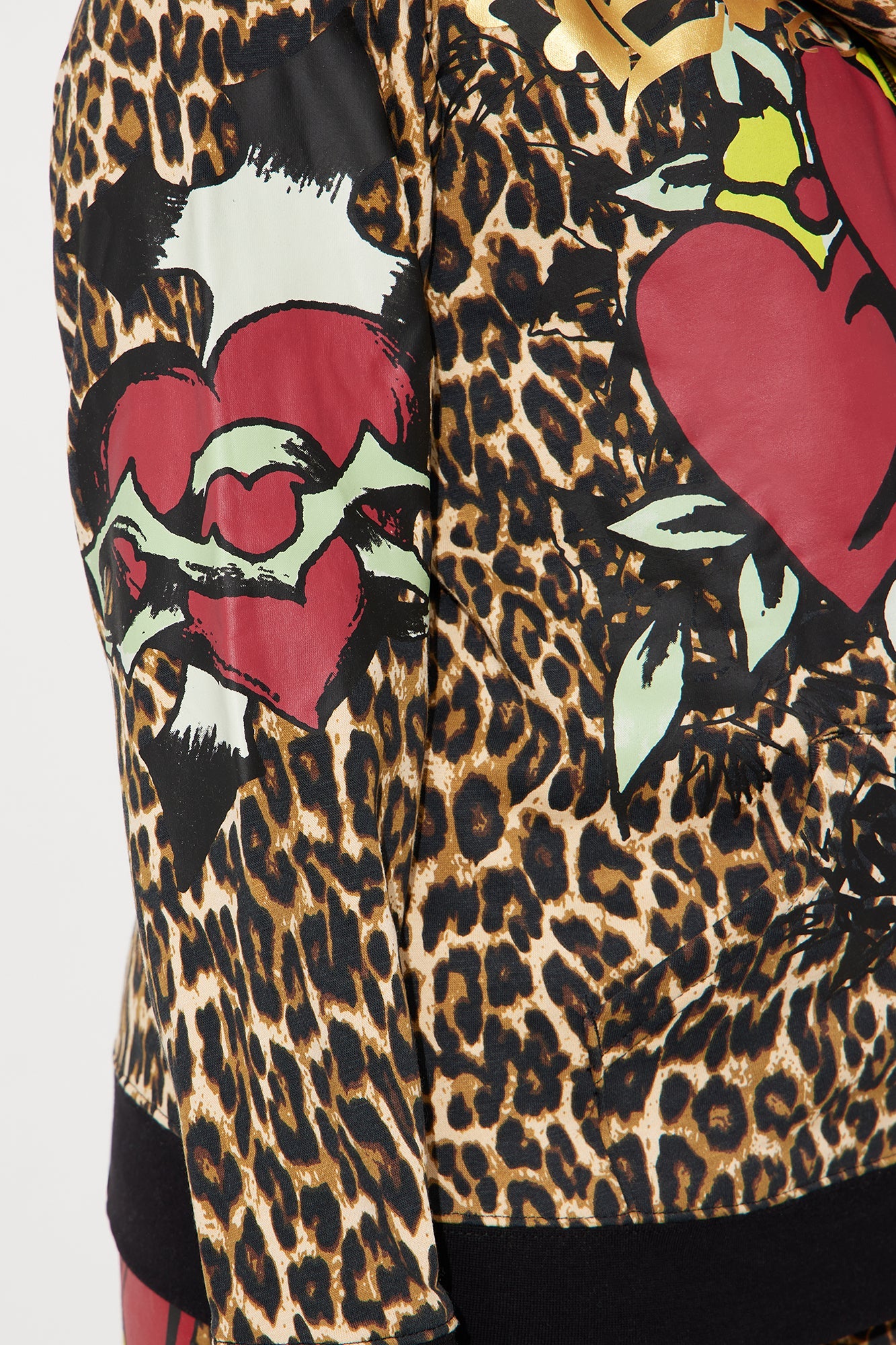 Ed Hardy Leopard Love Zip Up Hoodie - Leopard