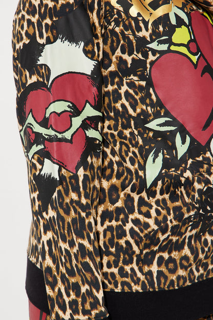 Ed Hardy Leopard Love Zip Up Hoodie - Leopard