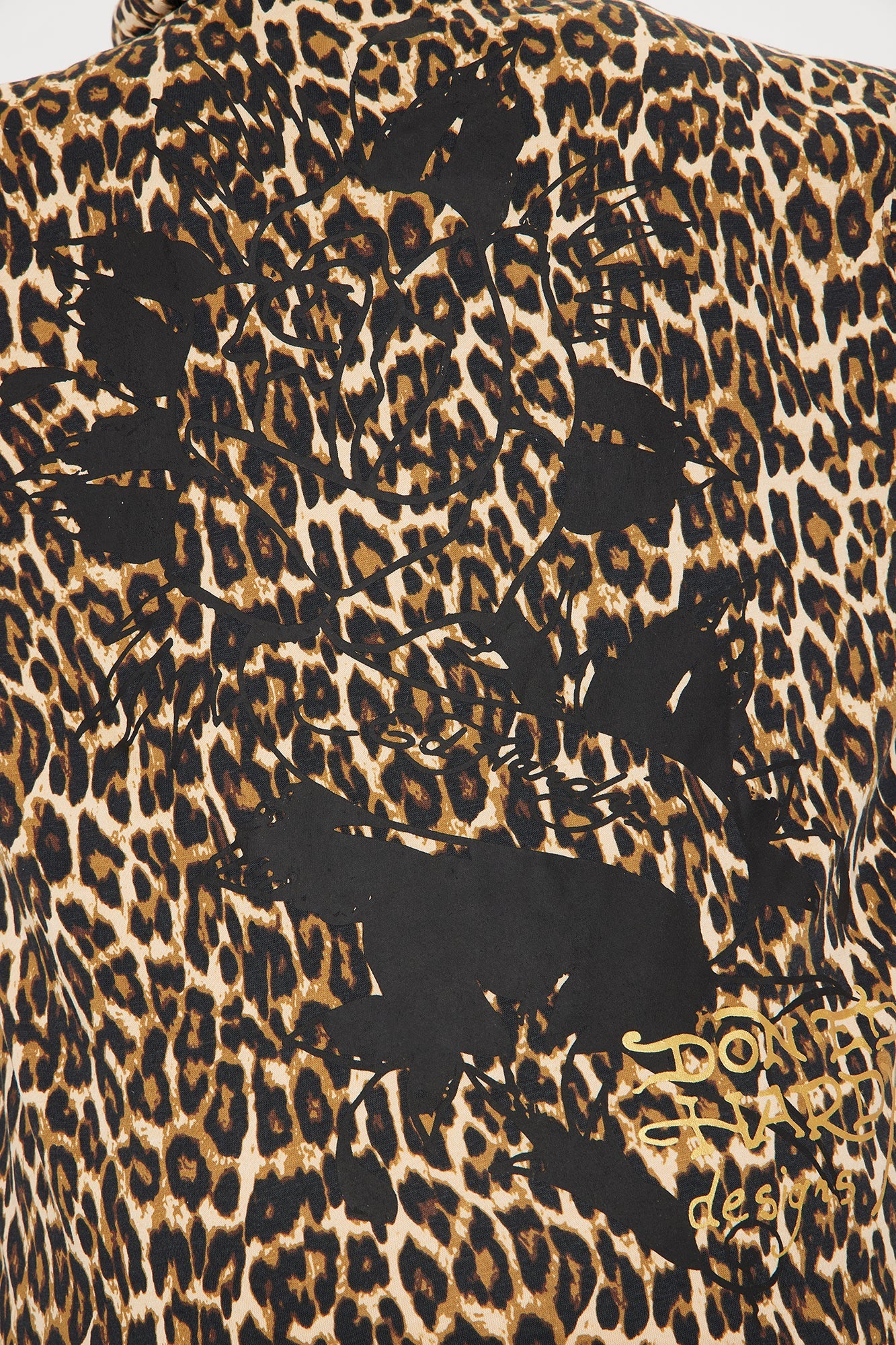 Ed Hardy Leopard Love Zip Up Hoodie - Leopard