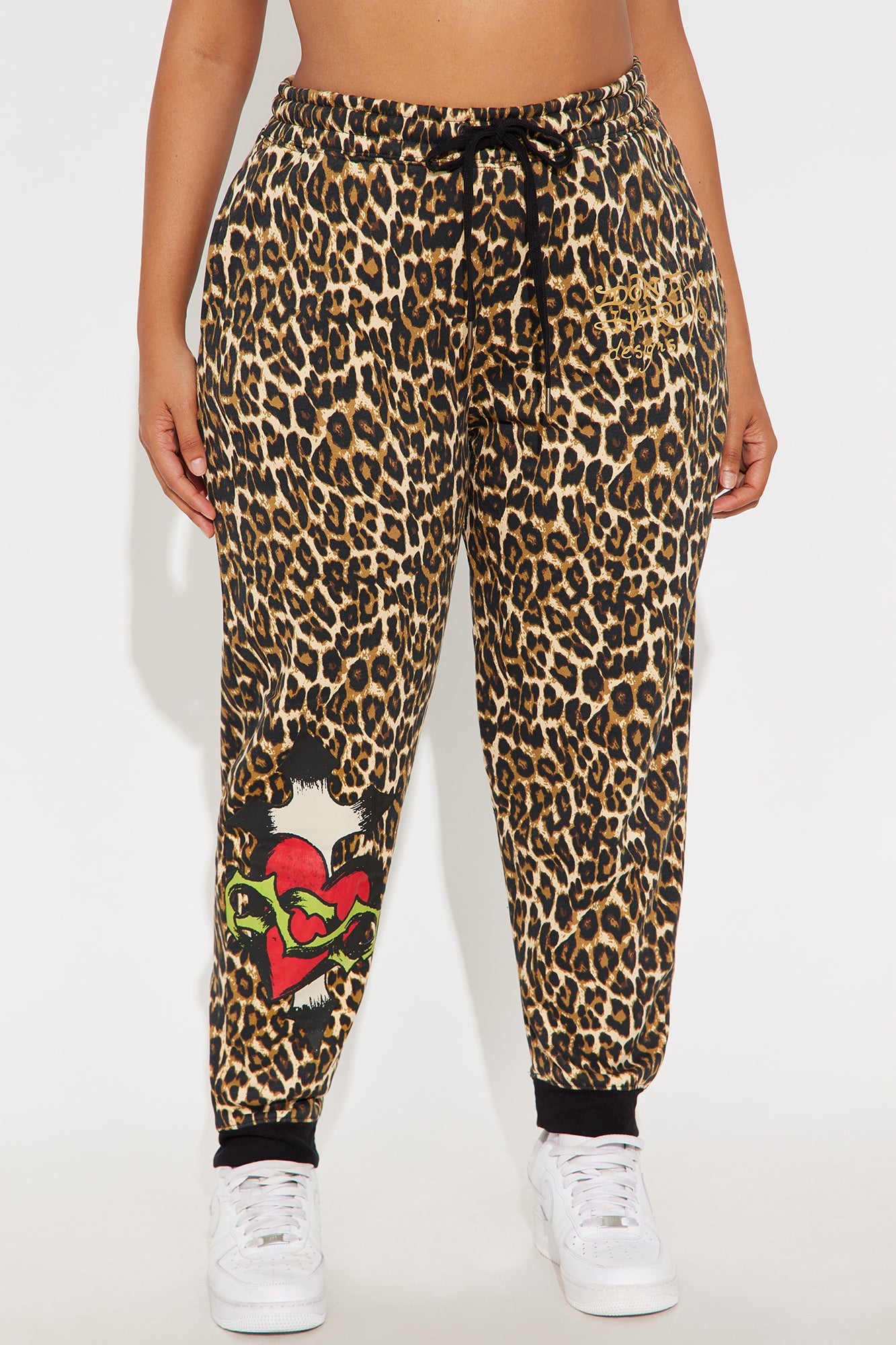 Ed Hardy Leopard Love Jogger - Leopard