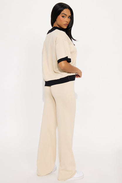 Amelia Sweater Pant Set - Taupe
