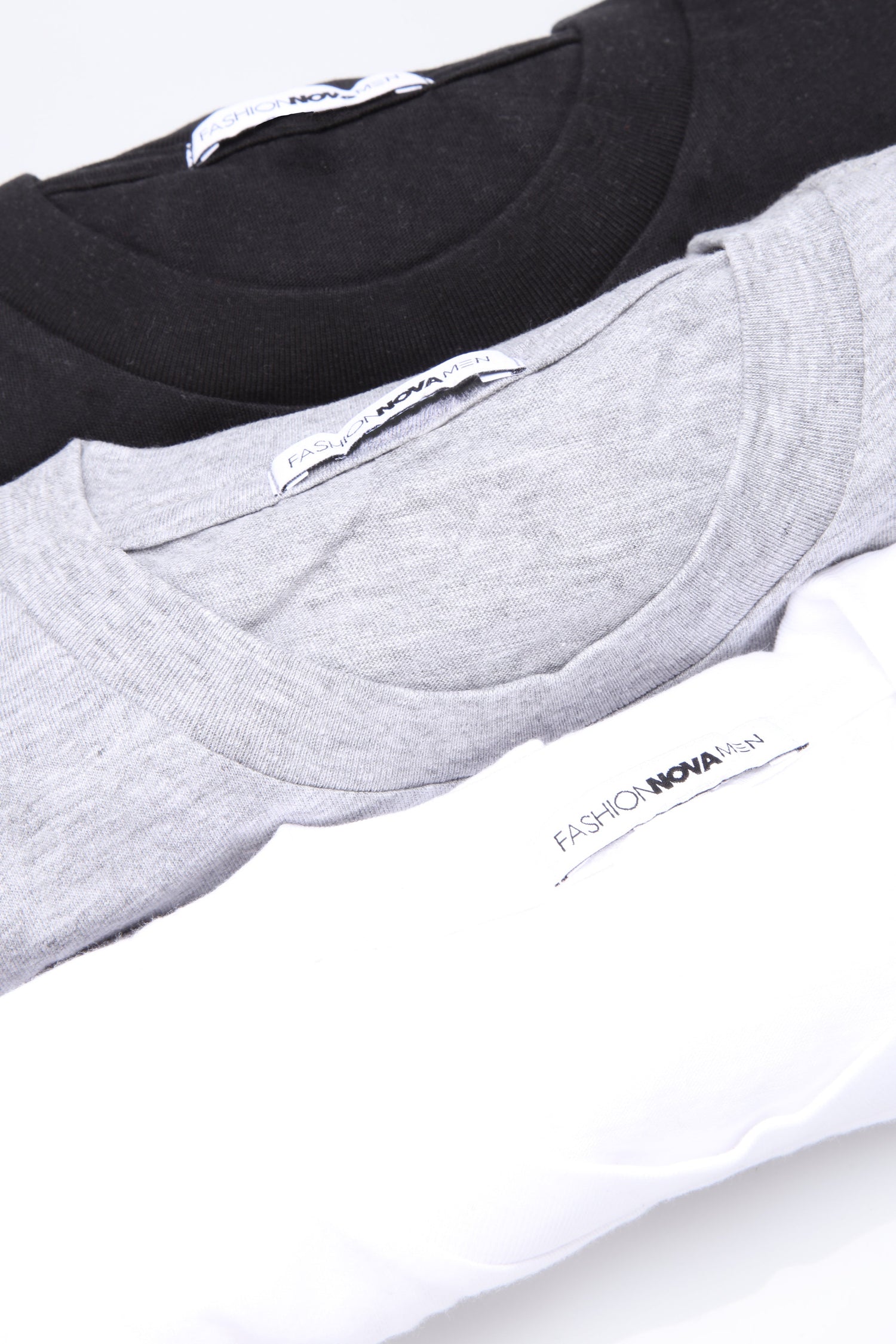 FN Essential Crew Tees 3 Pack - Black/combo