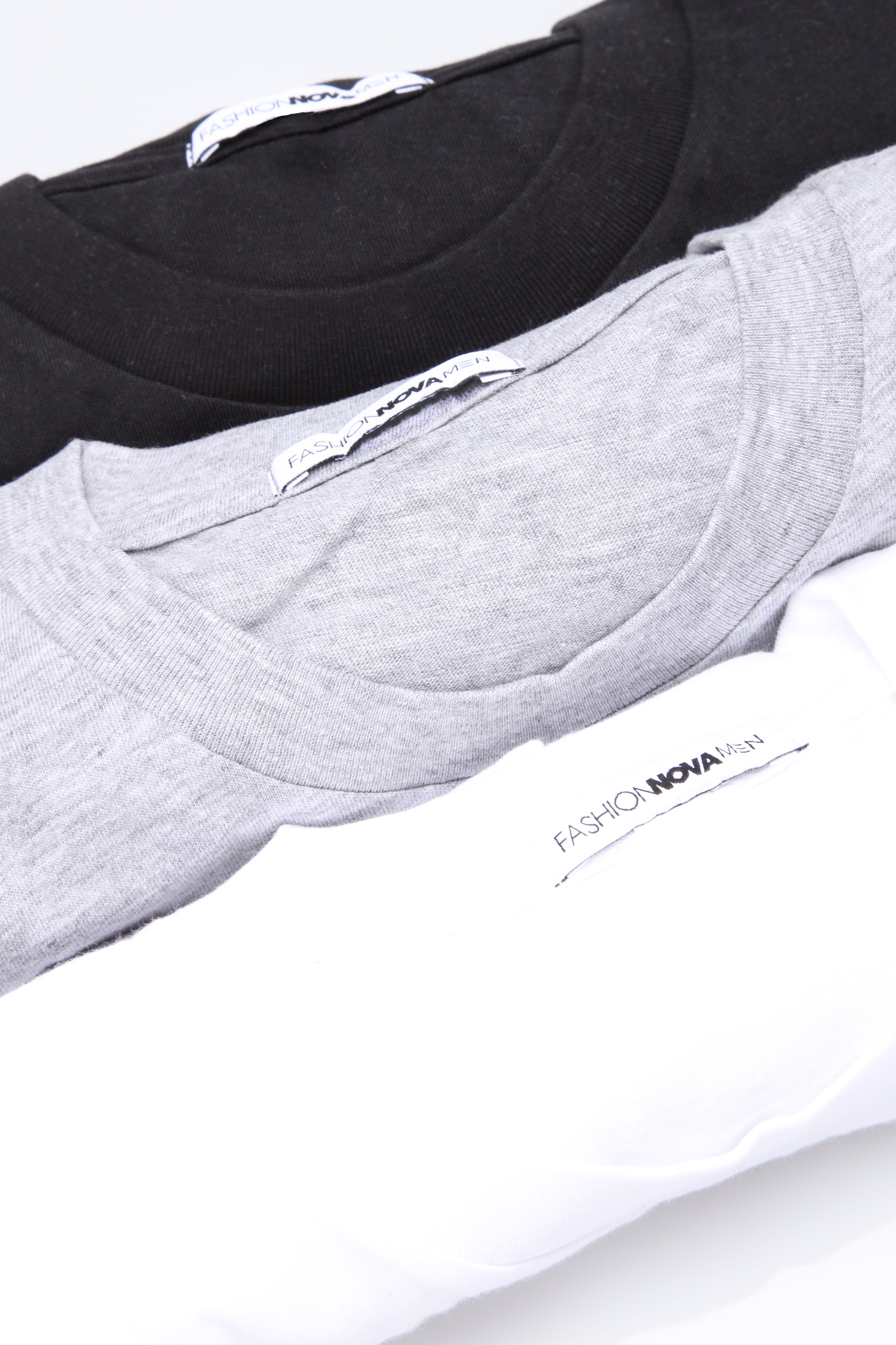 FN Essential Crew Tees 3 Pack - Black/combo