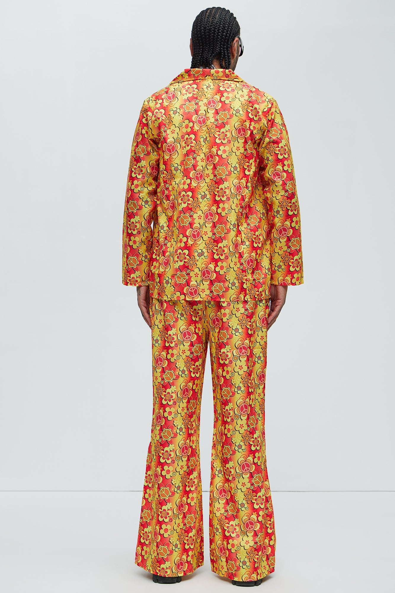 Groovy Suit Costume - Orange/combo