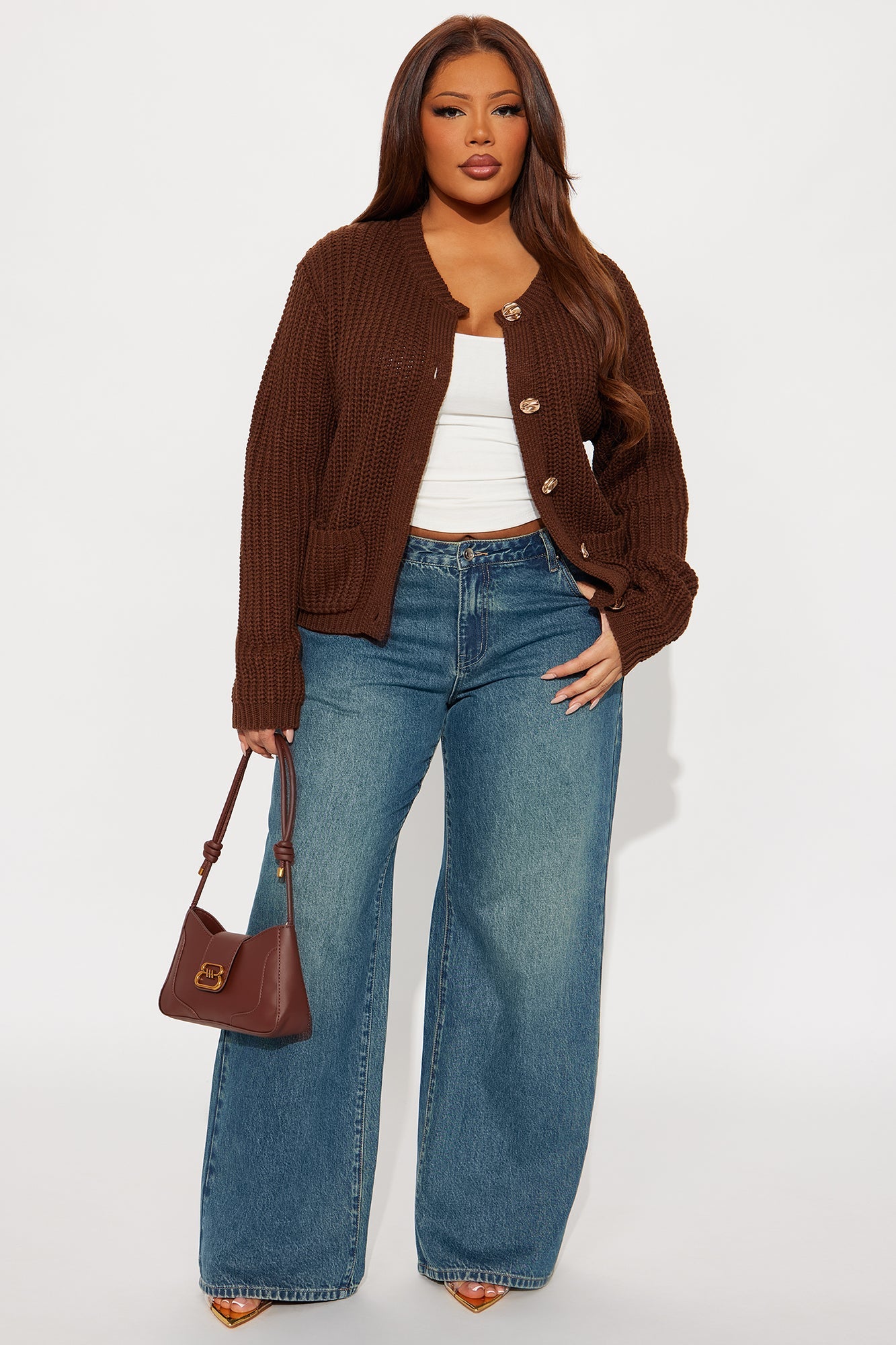 Bring Me Hot Cocoa Cardigan - Chocolate