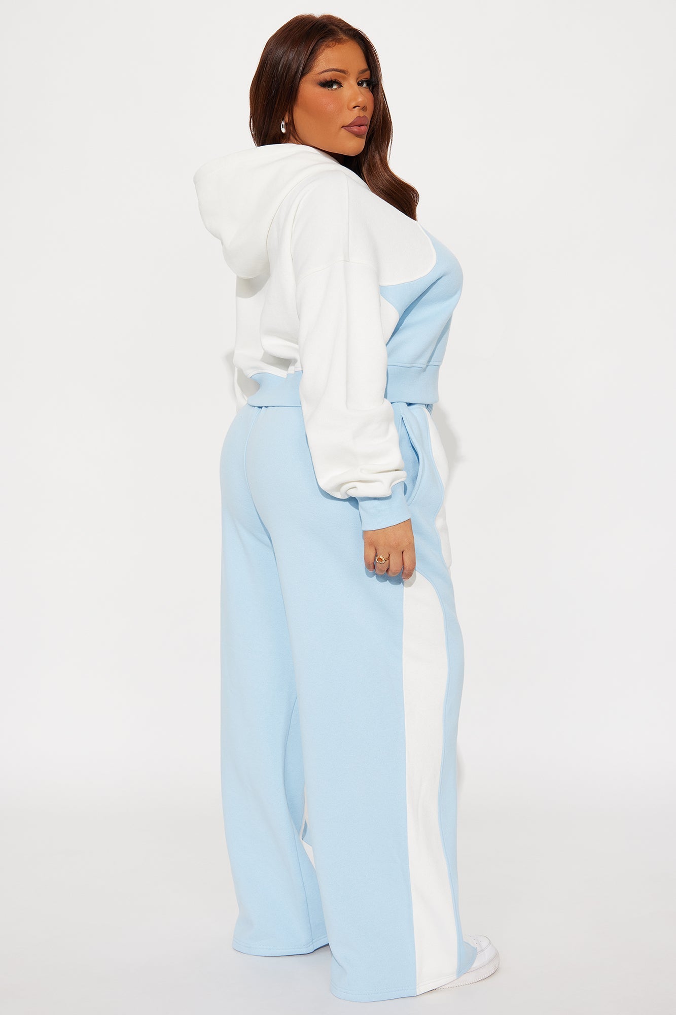 Head In The Clouds Sweatsuit Set - Blue/combo