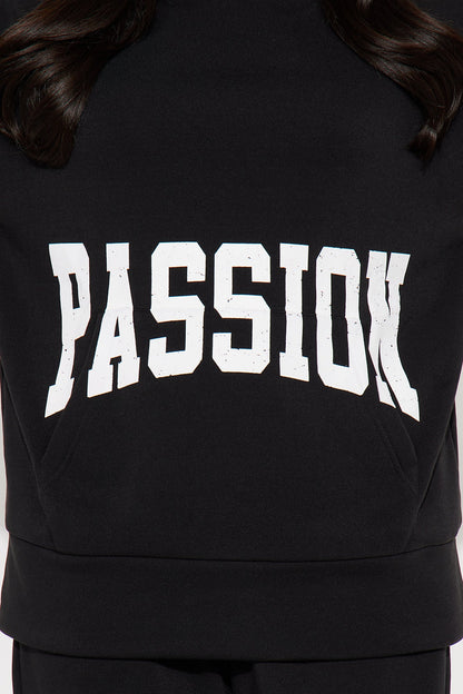 Setting Intentions Fleece Sweatsuit Set - Black