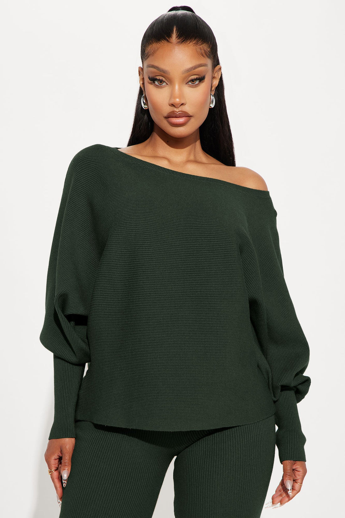 Elise Sweater Pant Set - Hunter