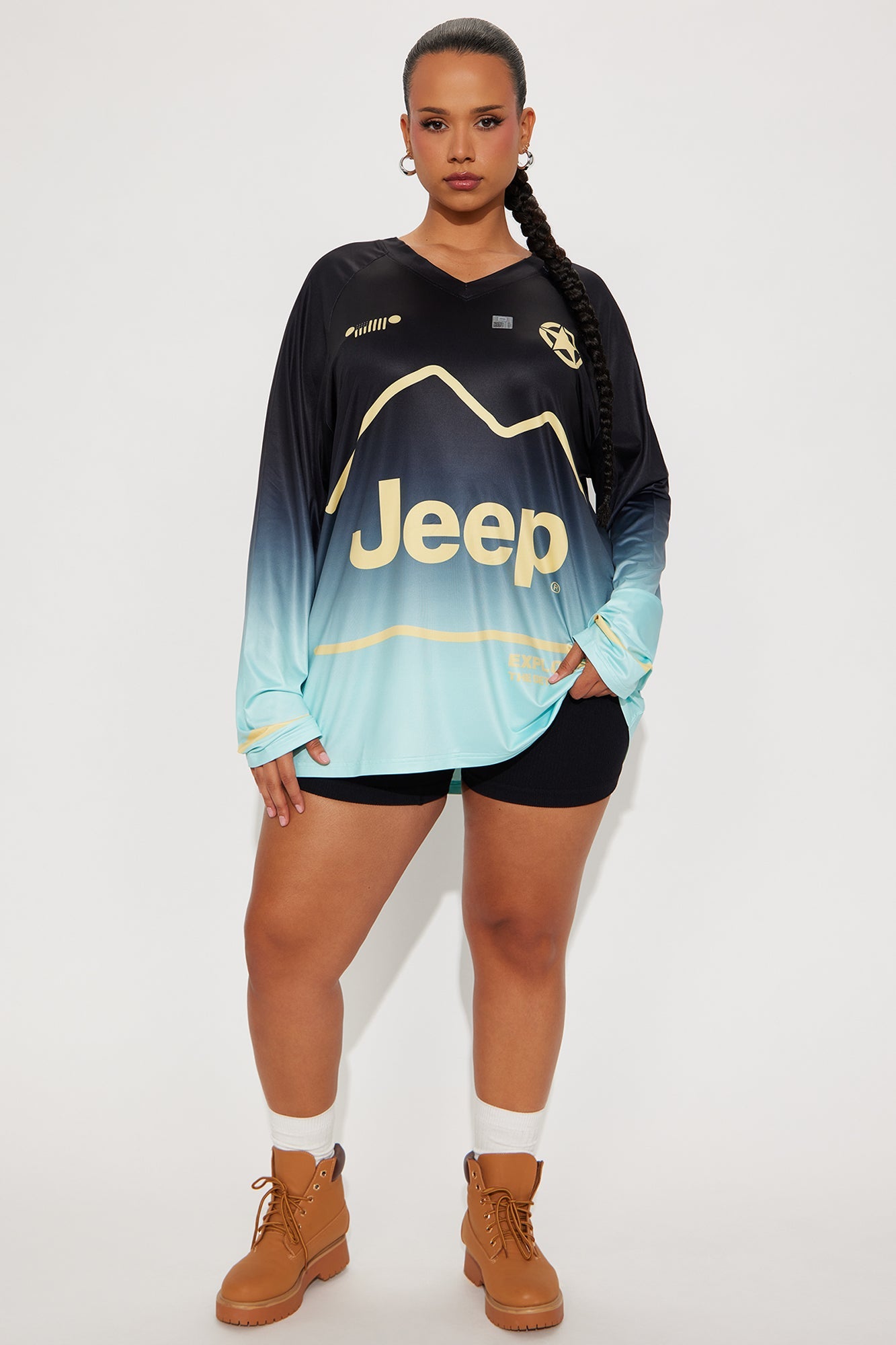 Jeep Explore The Detour Jersey - Blue/combo