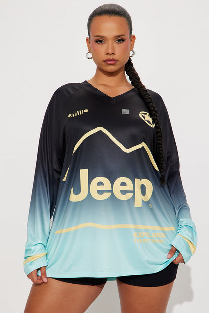 Jeep Explore The Detour Jersey - Blue/combo
