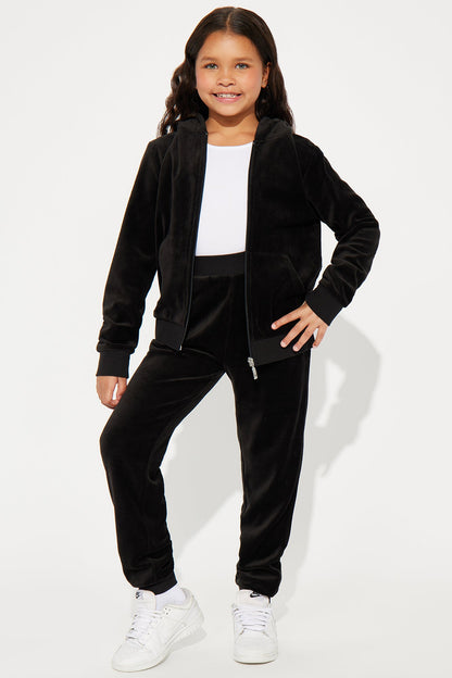 Mini Original Trendsetter II Velour Set - Black