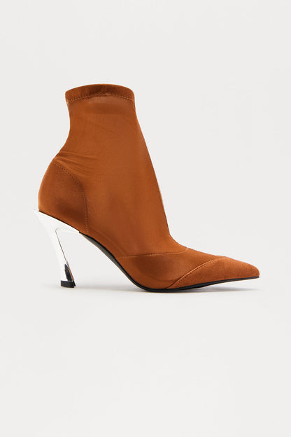 Dark Beauty Booties - Chocolate