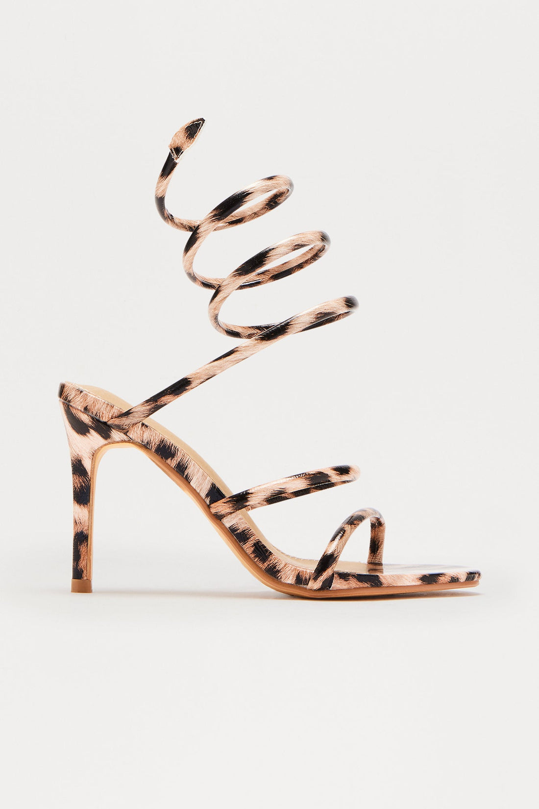 Paton Wrap Up Heels - Leopard
