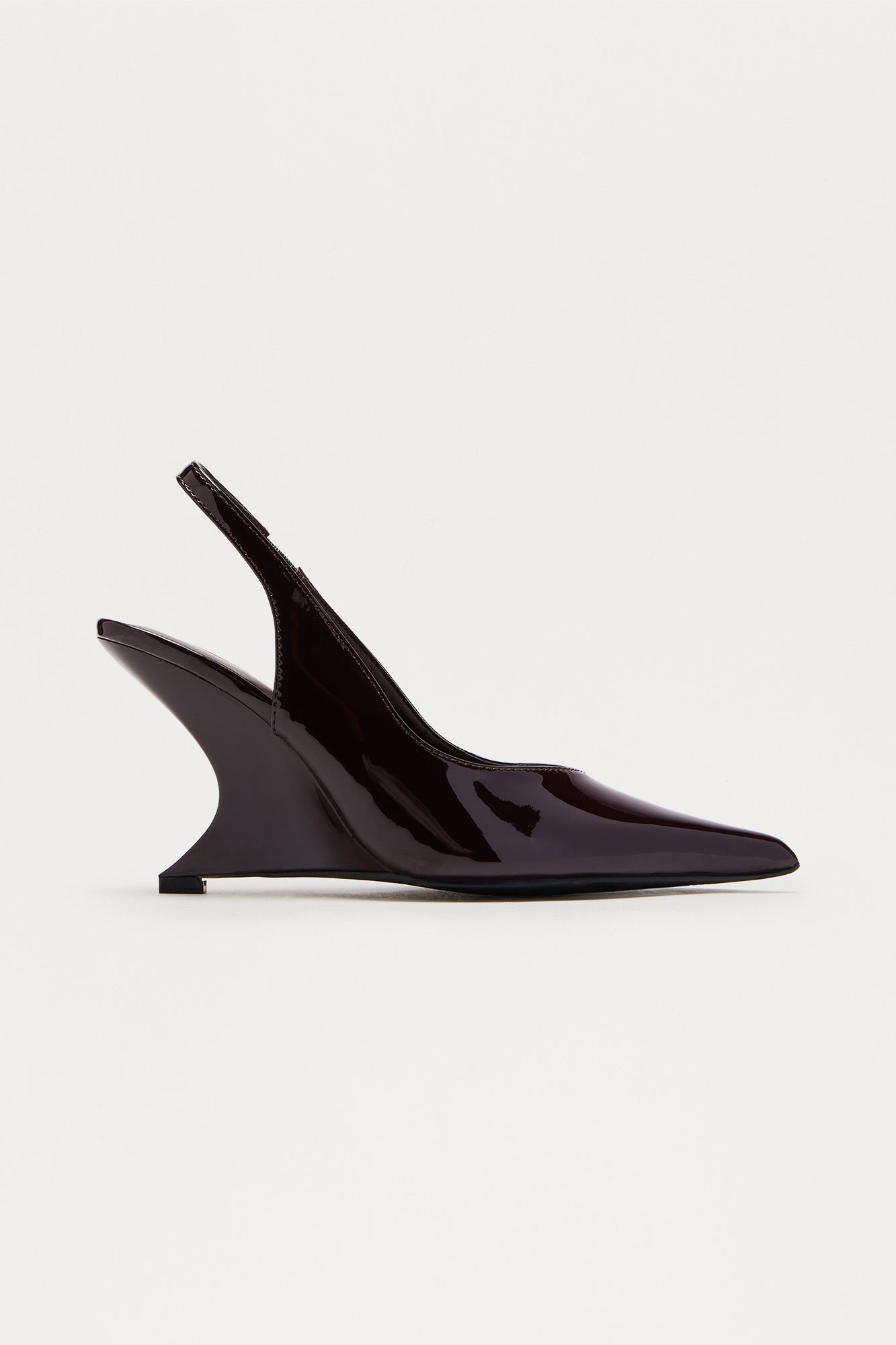 Briggs Slingback Wedges - Chocolate