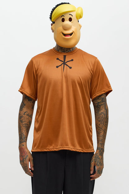 Barney Rubble Costume Set - Multi Color