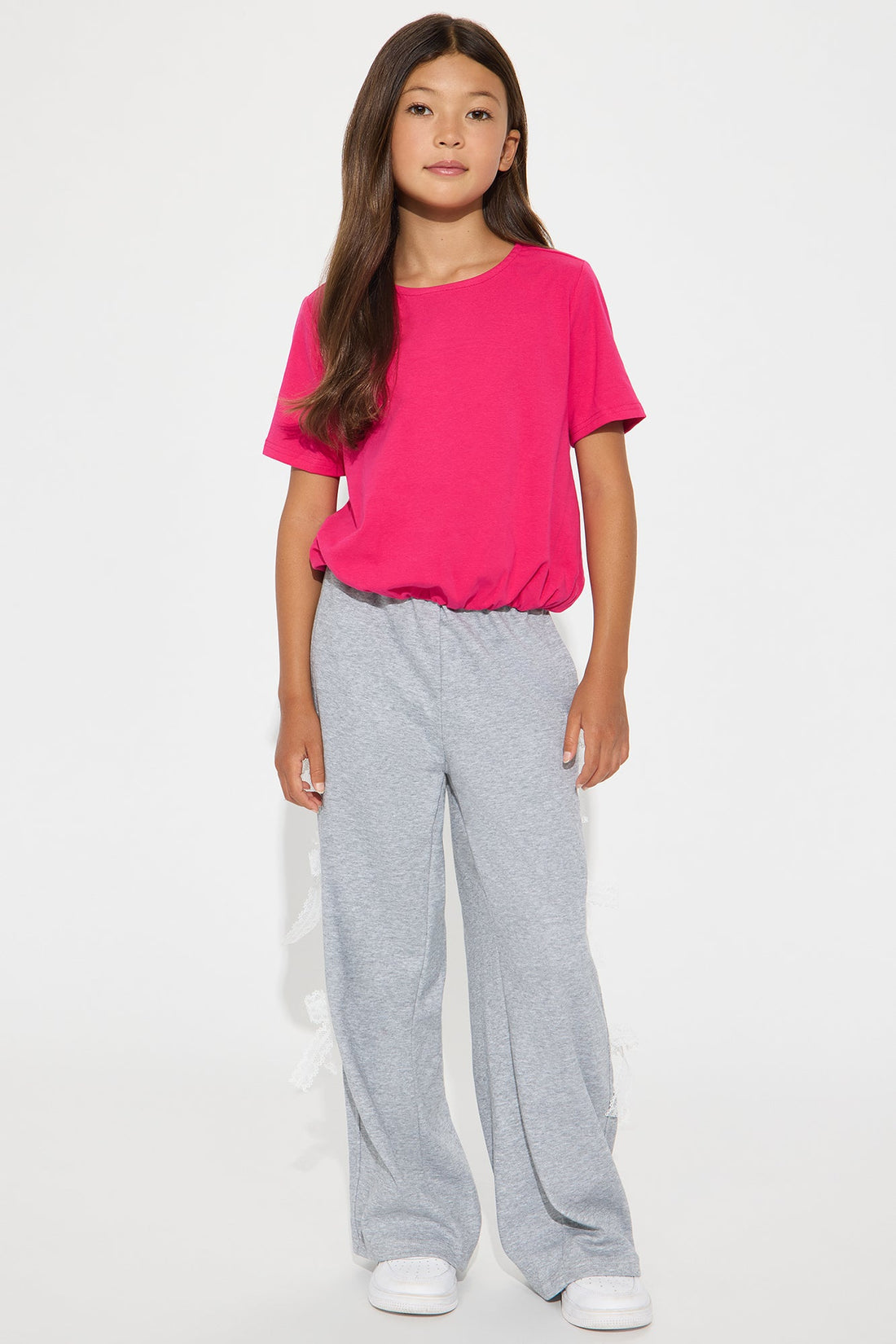 Mini Feeling Inspired Short Sleeve Tee - Hot Pink