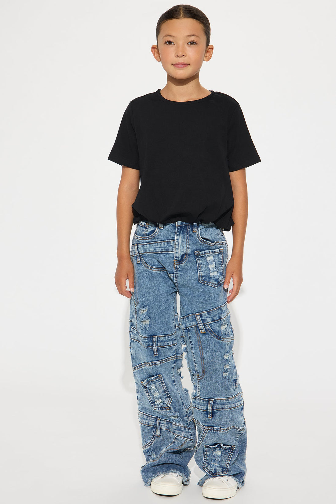 Mini Feeling Inspired Short Sleeve Tee - Black