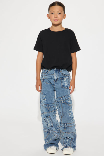 Mini Feeling Inspired Short Sleeve Tee - Black