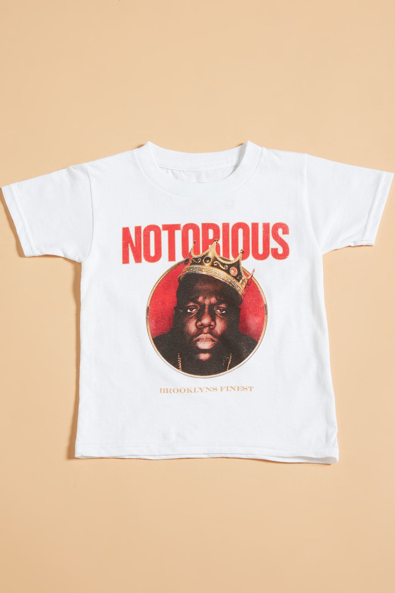 Mini Notorious B.I.G. Short Sleeve Tee - White