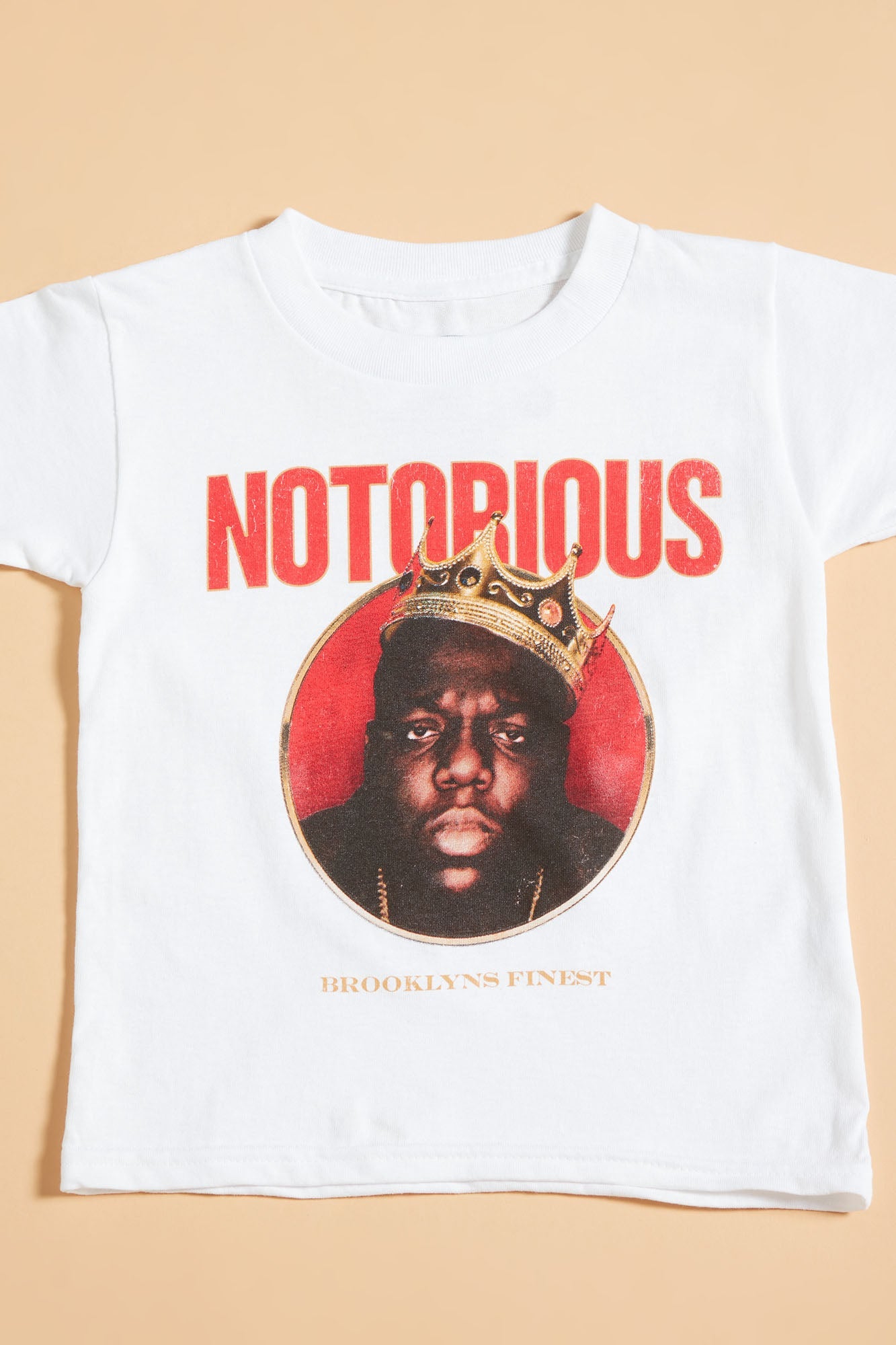 Mini Notorious B.I.G. Short Sleeve Tee - White