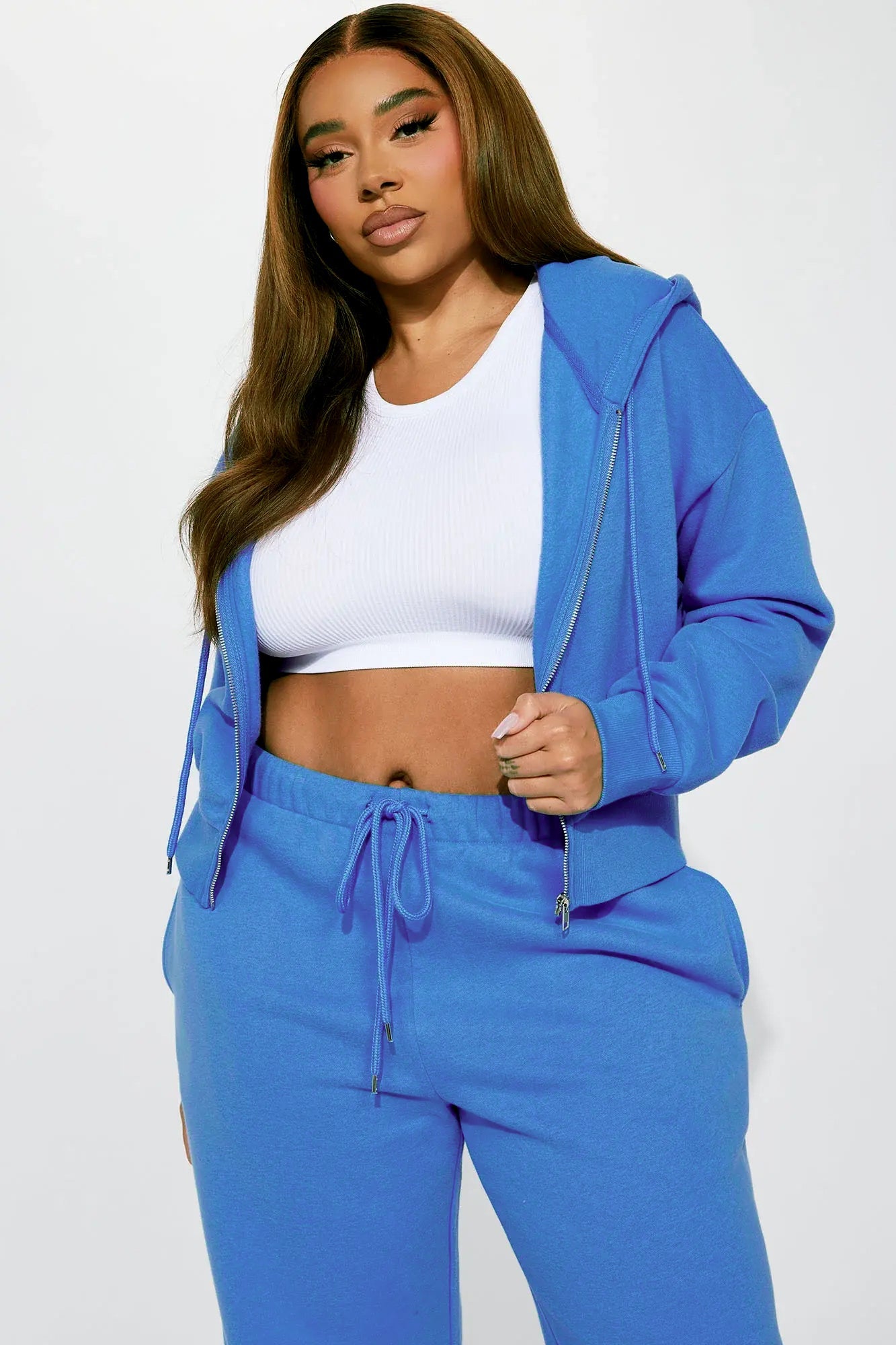 Brianna Jogger Pant Set - Blue