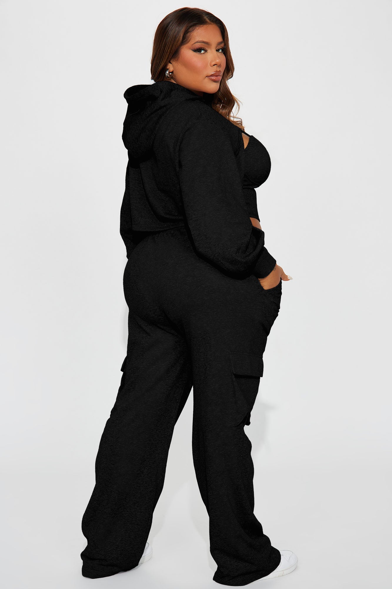 Never Blend In 3 Piece Pant Set - Black