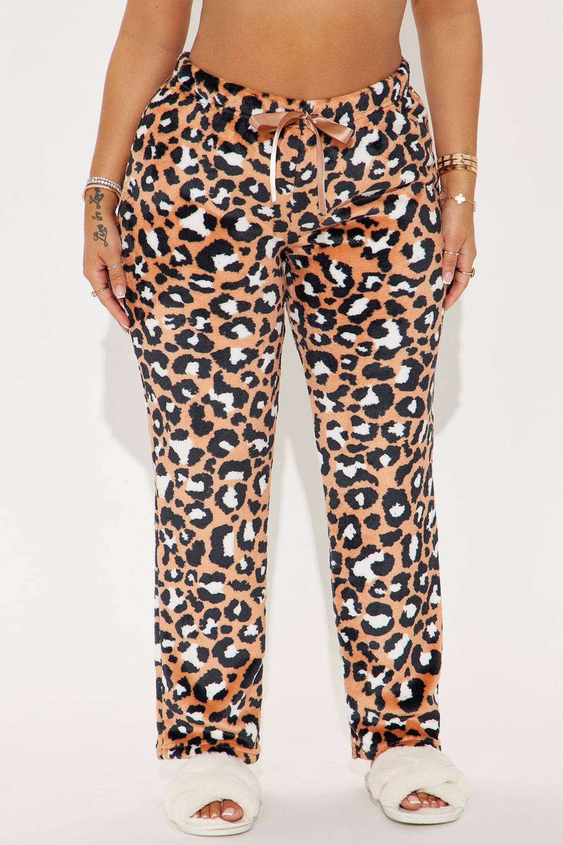 Into The Wild Plush PJ Pant - Leopard