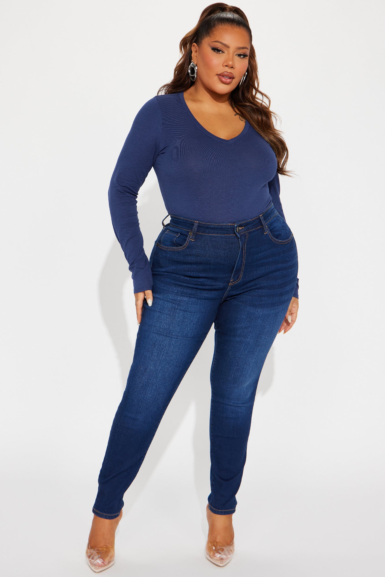 Your Everyday Long Sleeve Tee - Navy