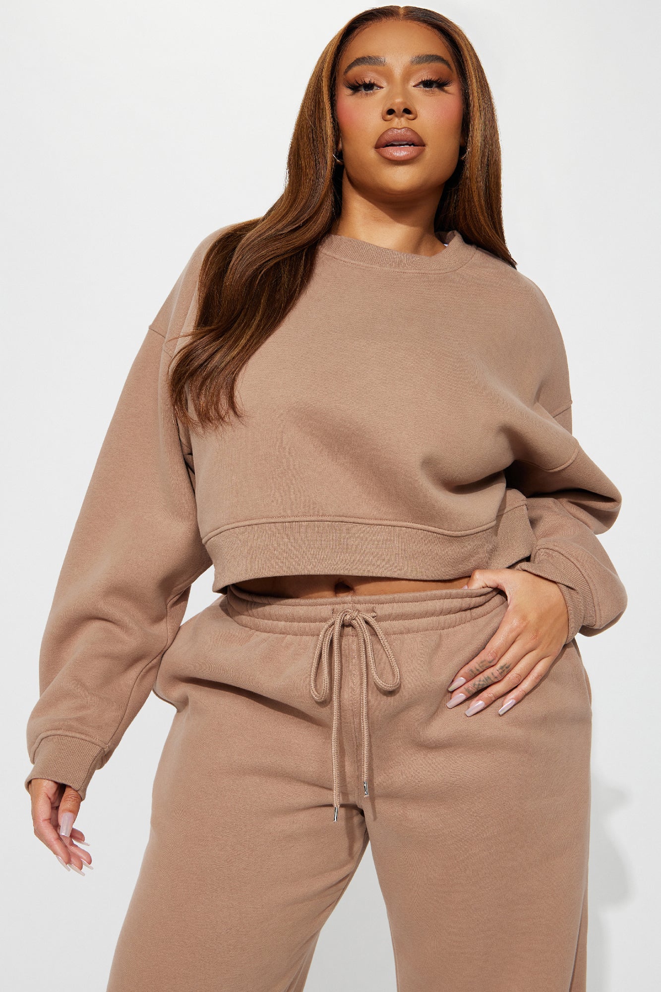 Make It Last Jogger Set - Mocha