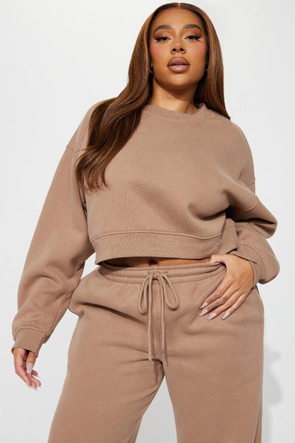 Make It Last Jogger Set - Mocha