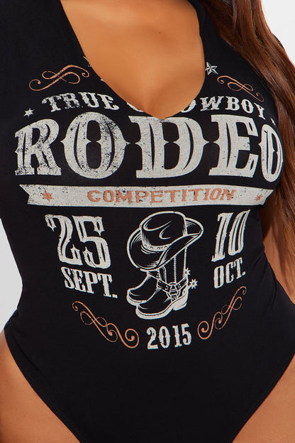 Rodeo Remix Bodysuit - Black