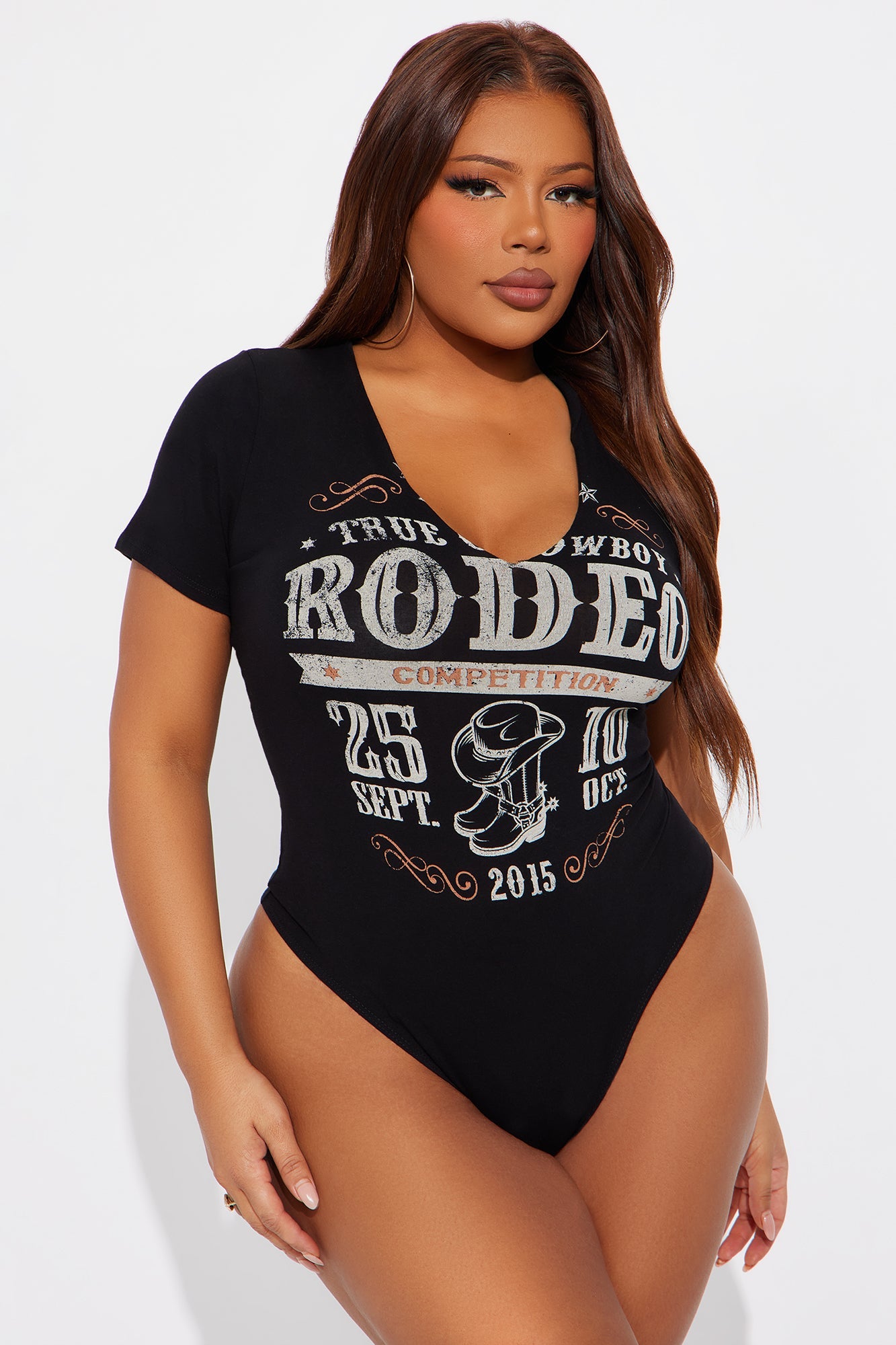 Rodeo Remix Bodysuit - Black