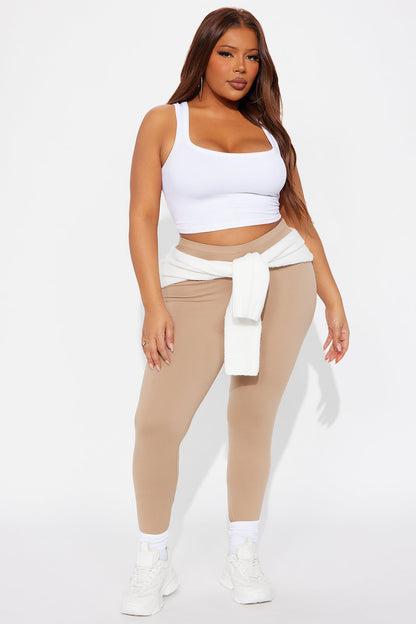 Almost Every Day Leggings - Taupe