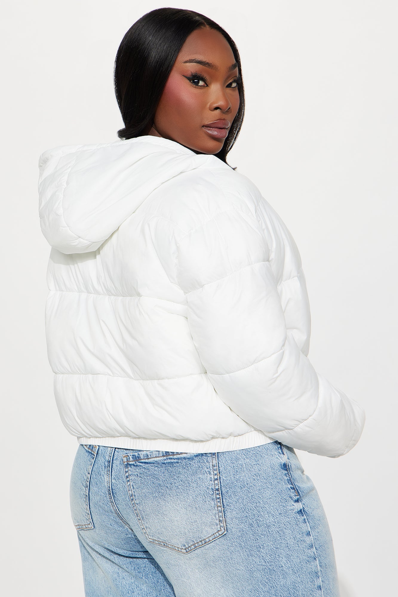 Up And About Puffer Coat - Ivory