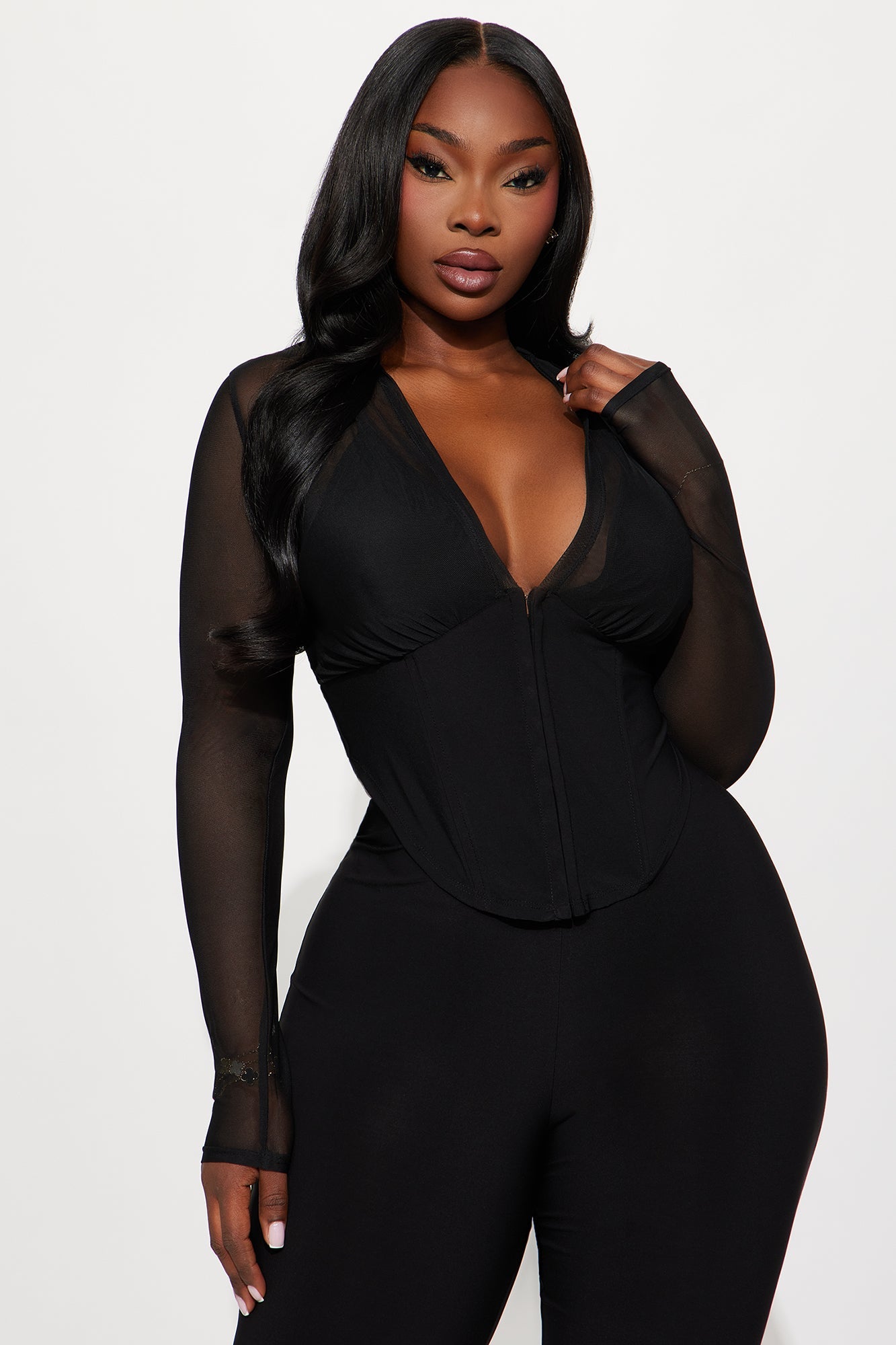 Vice Mode Corset Pant Set - Black