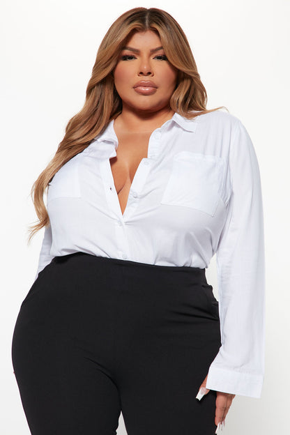 You Better Work Bodysuit - White