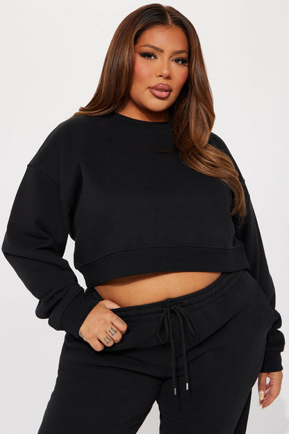Make It Last Jogger Set - Black