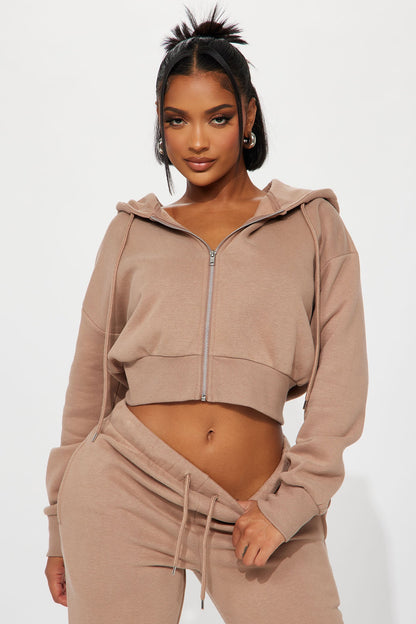 Brianna Jogger Pant Set - Mocha