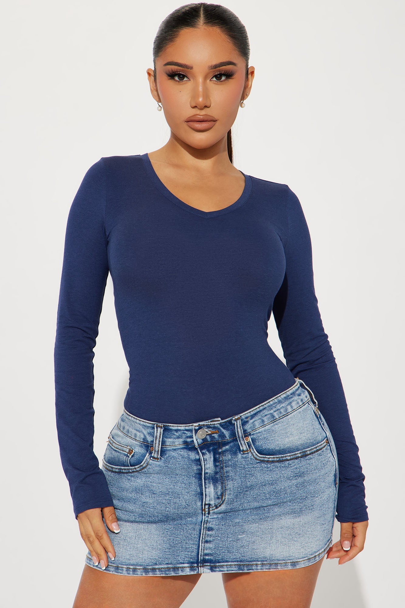 Your Everyday Long Sleeve Tee - Navy