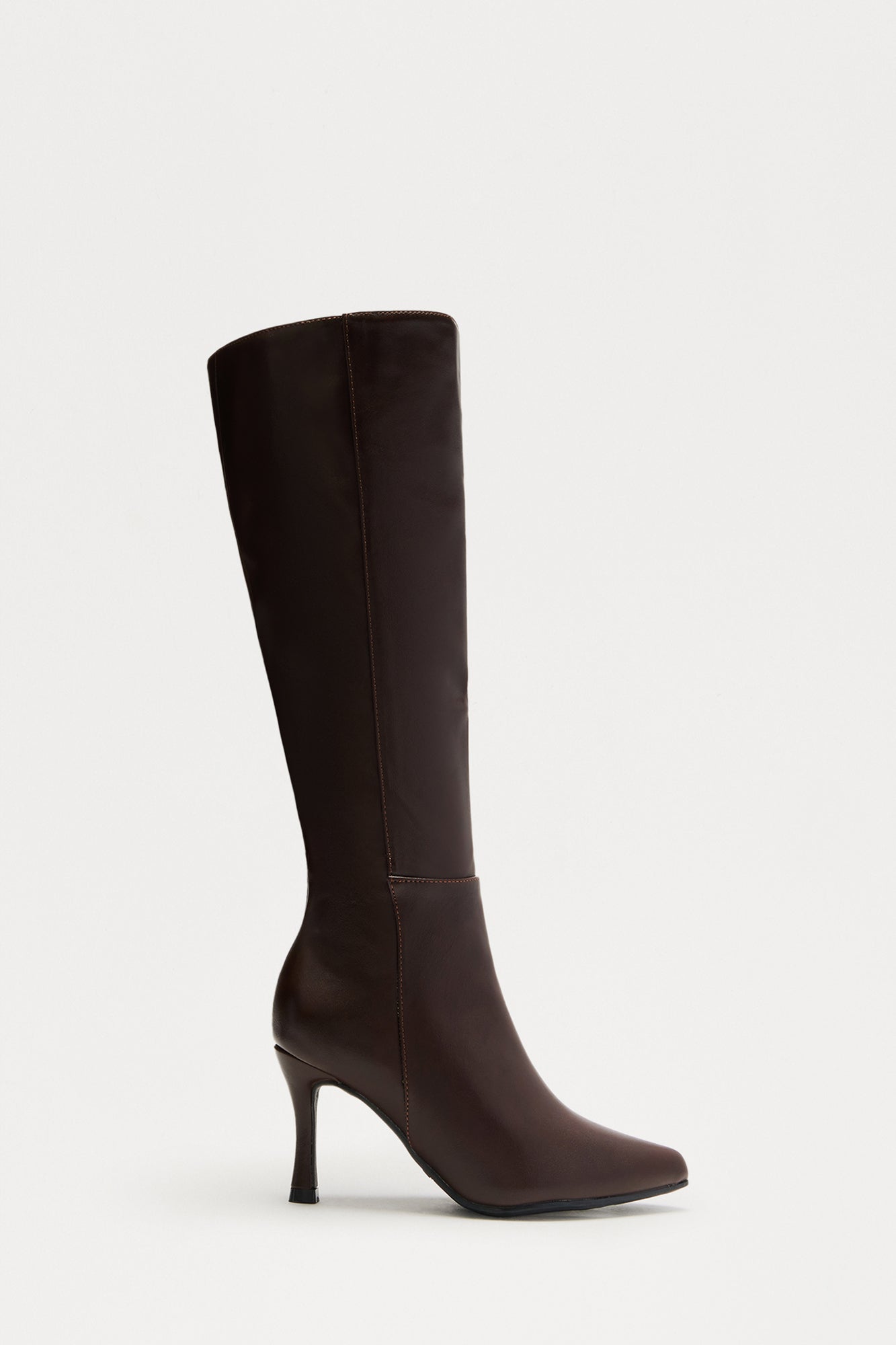 Edge Knee High Boots - Brown