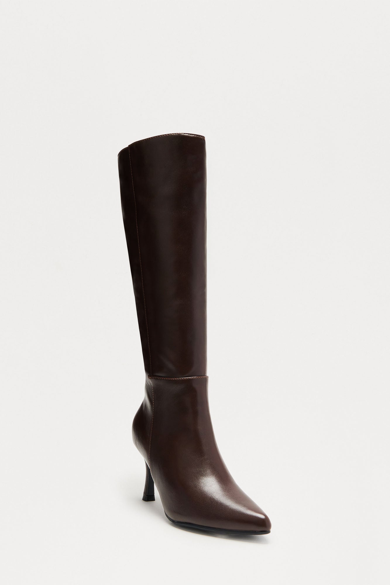 Edge Knee High Boots - Brown