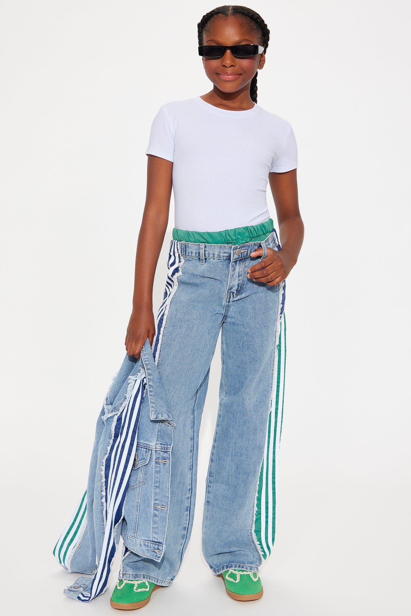 Mini Cora Sporty Jeans - Medium Wash