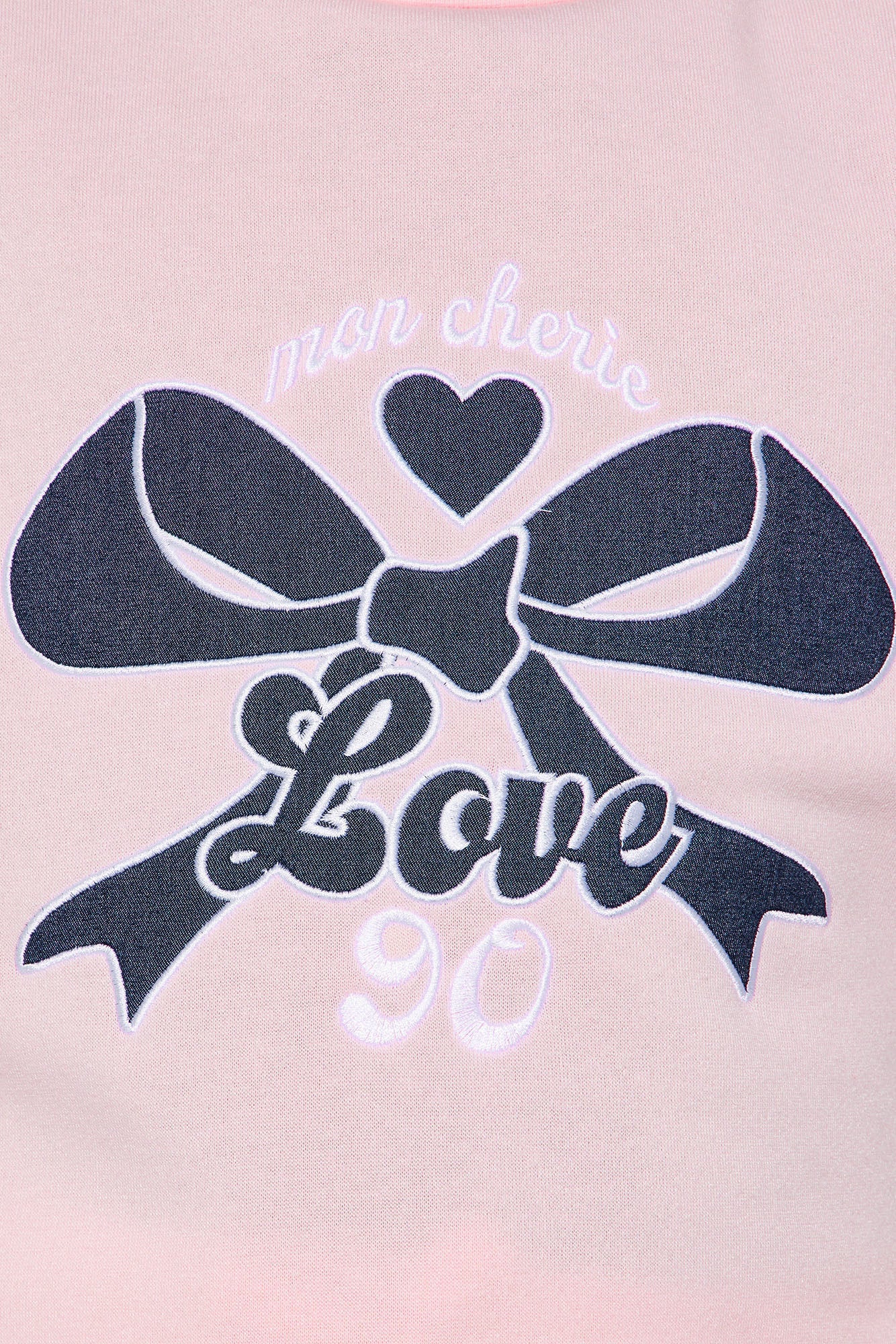 Mini Cutie Pie Vibe Sweatshirt And Jogger Pant Set - Pink
