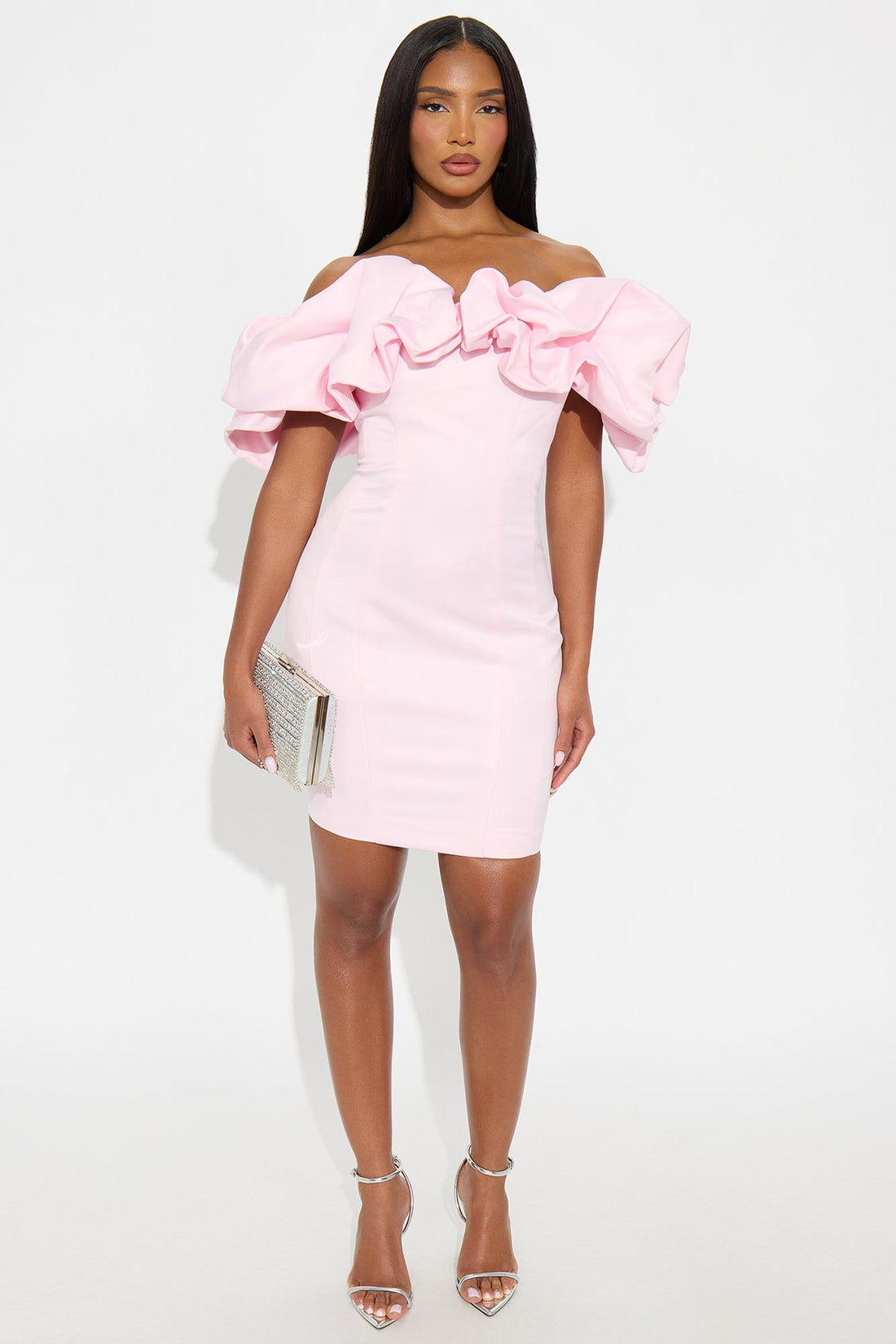 Tall Parisian Nights Mini Dress - Pink