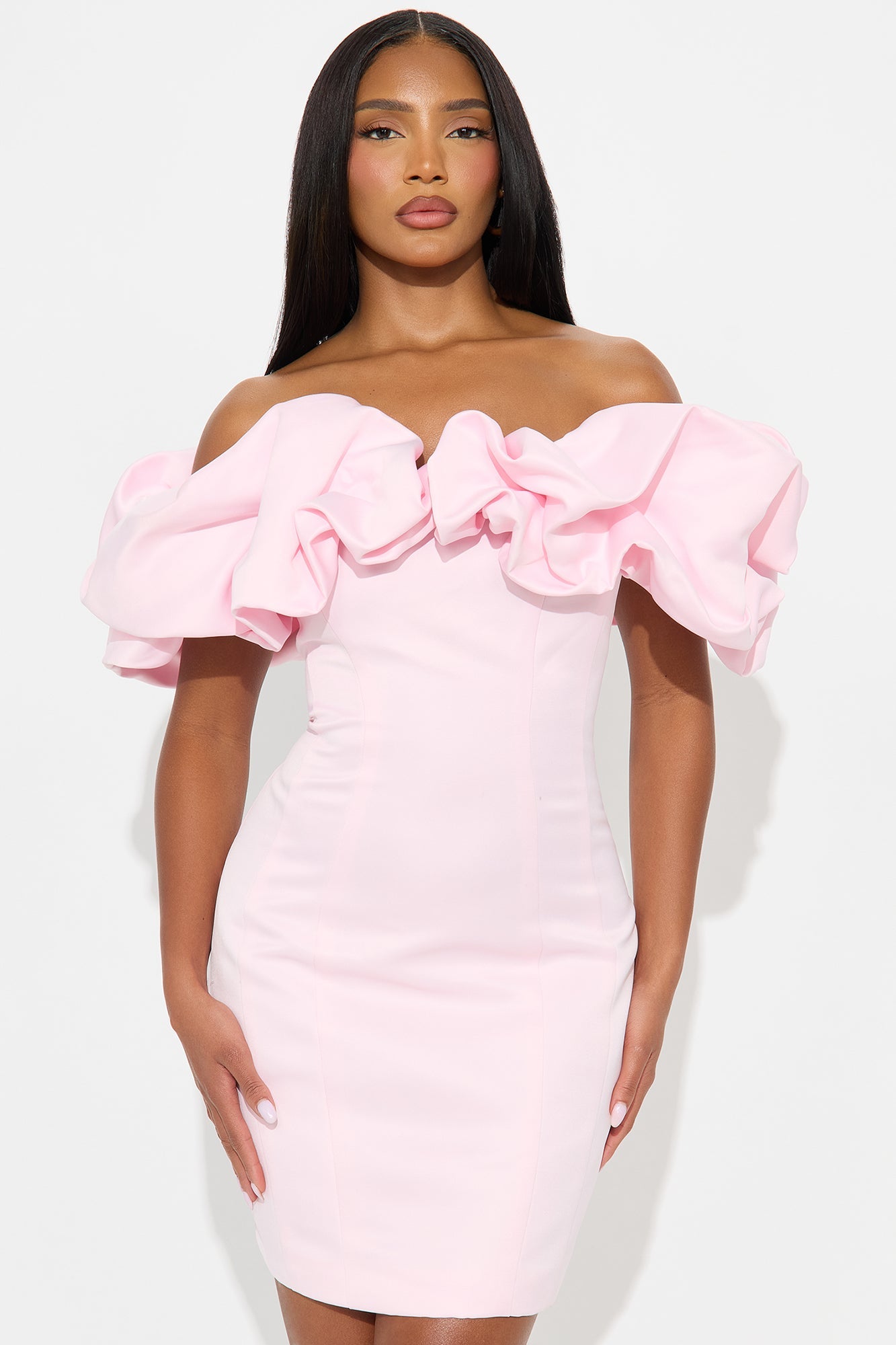 Tall Parisian Nights Mini Dress - Pink