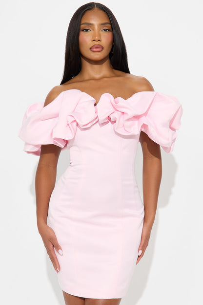 Tall Parisian Nights Mini Dress - Pink