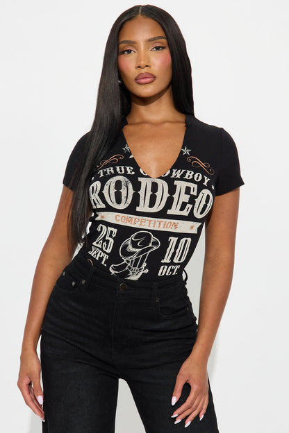 Rodeo Remix Bodysuit - Black