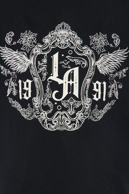 Mini West Coast Royalty Oversized Short Sleeve Tee - Black