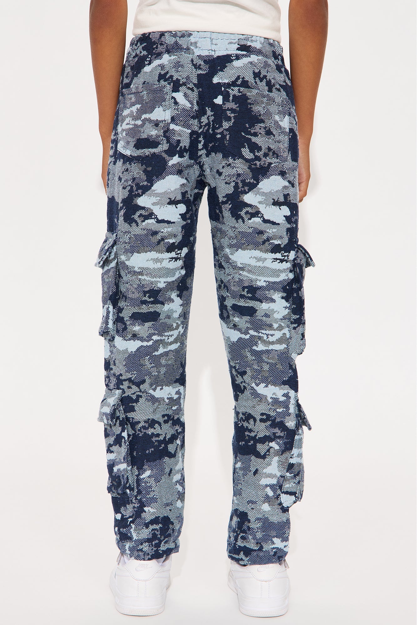 Mini Baggy Nocturne Tapestry Cargo Pants - Blue/combo