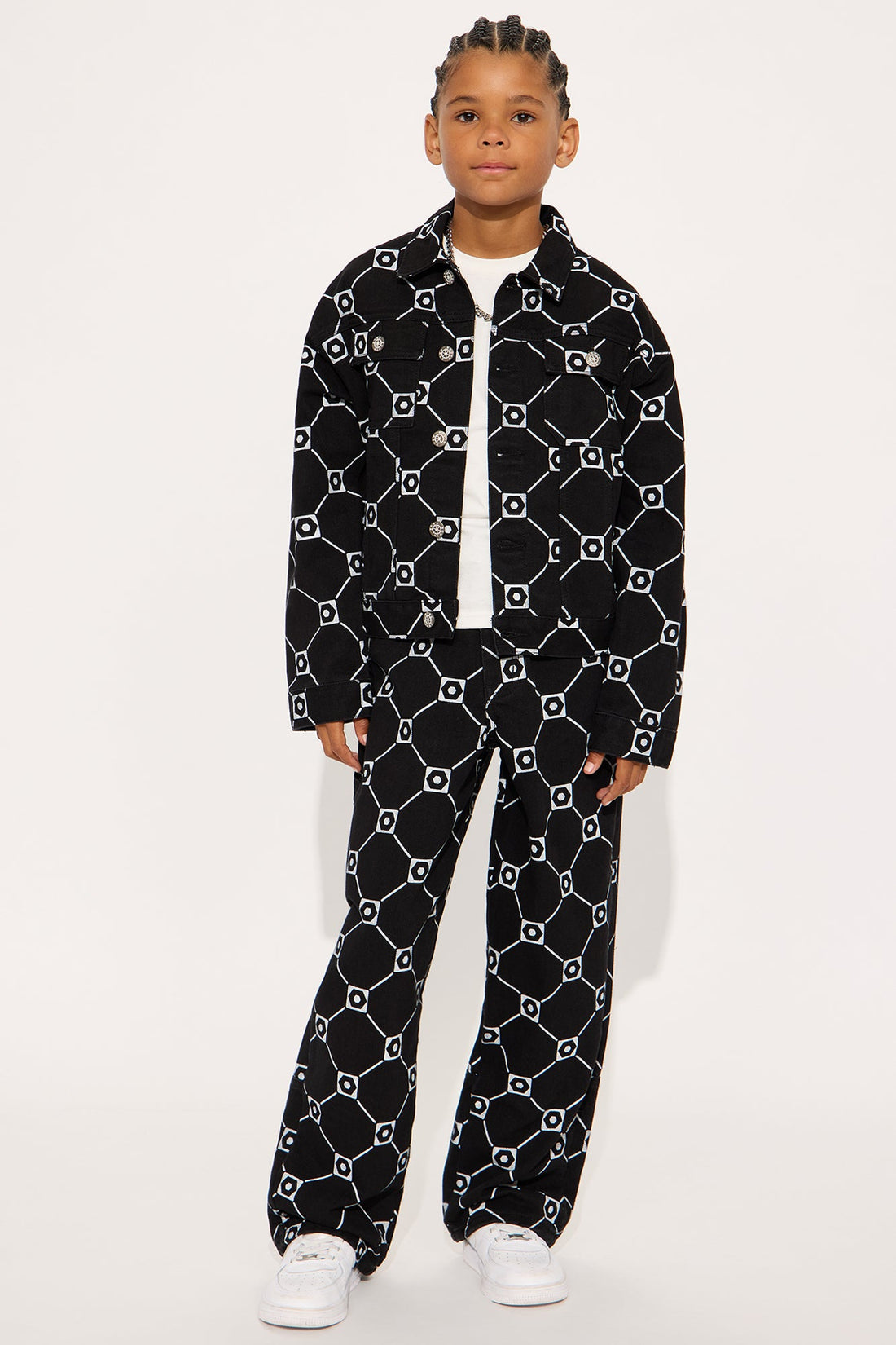 Mini Southpole Monogram Anorak Jacket - Black